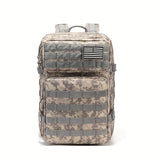 45L Large Capacity Travel Backpack for Men - Spacious 3-Day Pack with DIY Molle System, Fits 17 Inch Laptop, Durable Nylon Material, Hand Washable, Ideal for Travel, Work, Camping, Hunting, Hiking, Sports
