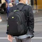 Classic Solid Colour Backpacks - Robust & Waterproof with Multiple Zippers and Adjustable Straps for Ultimate Portability and Convenience