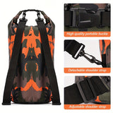 1pc Versatile Waterproof Dry Bag - Dual-Size, Quick-Seal Closure, with Wet/Dry Separation Compartment - Ideal for Kayaking, Hiking & Water Sports