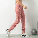 THEMEISLES Pleated Slim-Fit Fitness Sports Pants Female Loose-Fit Tappered Trousers Running Pants Casual Quick-Drying Trousers Harem Pants Thin Cross-Border