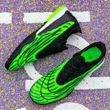 Men Soccer Shoes Ultra-light Comfortable Ankle Training Sports Cleats Grass Turf Futsal Long Spikes Top Quality Footboot Boots