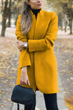 themeisles Casual Long Sleeve Regular Sleeve Solid Coats(6 Colors)