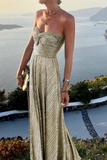 themeisles Fashion Solid Hollowed Out Strapless Cake Skirt Dresses(7 Colors)