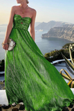 themeisles Fashion Solid Hollowed Out Strapless Cake Skirt Dresses(7 Colors)