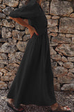 themeisles Casual Simplicity Solid Solid Color V Neck Short Sleeve Dress Dresses