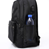 Sleek Minimalist Nylon Backpack with USB Charging, Laptop Compartment & Adjustable Straps – Perfect for Daily Use & Travel