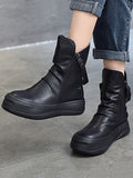 themeisles Original Irregular Casual Zipper Booties