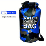 1pc Versatile Waterproof Dry Bag - Dual-Size, Quick-Seal Closure, with Wet/Dry Separation Compartment - Ideal for Kayaking, Hiking & Water Sports