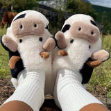 themeisles - White Casual Living Patchwork Round Comfortable Shoes