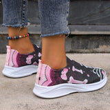 themeisles - Purple Casual Patchwork Printing Round Comfortable Out Door Shoes