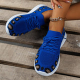 themeisles - Red Casual Sportswear Daily Patchwork Frenulum Round Comfortable Shoes