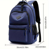 1pc Trendy Casual Backpack - Perfect for School Students & Adventure-Ready Travel - Durable Outdoor Sports Backpack with Stylish Design & Practical Storage