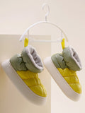 themeisles Casual Non-Slip Keep Warm Water Velvet Proof Contrast Color Booties