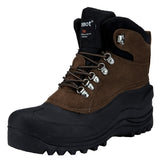 Men's Cozy Winter Snow Boots with Fluffy Warm Lining, Non-Slip Rubber Sole, Durable Fabric & Lace-Up Short Boot Design