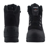 Men's Cozy Winter Snow Boots with Fluffy Warm Lining, Non-Slip Rubber Sole, Durable Fabric & Lace-Up Short Boot Design