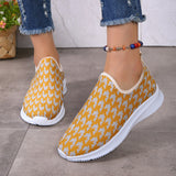 themeisles - Red Casual Patchwork Round Comfortable Shoes