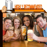 1/2/4pcs Drinking Glasses With Bamboo Lids And Glass Straw Set, 16oz Can Shaped Glass Cups, Beer Glasses, Iced Coffee Glasses, Cute Tumbler Cup, Ideal For Cocktail, Whiskey, Gift, Drinkware