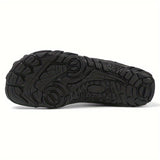 Men's Trendy High Top Snow Boots, Comfy Non Slip Solid Shoes For Men's Outdoor Activities