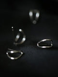 themeisles Simple Hollow Geometric Stud Earrings