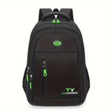 1pc Durable Mens Backpack - Spacious Waterproof Design, Load-reducing Casual Style, Adjustable Laptop Compartment for Students & Everyday Use