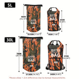 1pc Versatile Waterproof Dry Bag - Dual-Size, Quick-Seal Closure, with Wet/Dry Separation Compartment - Ideal for Kayaking, Hiking & Water Sports