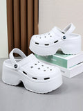 themeisles Hollow Slippers Platform Shoes Sandals Crocs