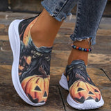 themeisles - Yellow Casual Sportswear Daily Patchwork Printing Round Comfortable Shoes