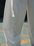 themeisles Split-Joint Solid Color Wide Leg Loose Trousers Casual Pants Bottoms