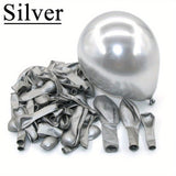 10pcs, Metal Color Latex Balloon, Wedding Day Party Balloon, Christmas Decor, Metal Color Balloons, Birthday Thanksgiving New Year Decoration Supplier, Photo Ballon, Party Ballon, Birthday Ballon, Birthday Decoration, Aesthetic Room Decor
