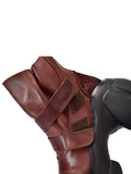 themeisles Round-Toe Hook&Loop Platform Boots