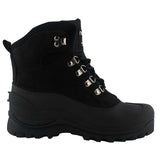 Men's Cozy Winter Snow Boots with Fluffy Warm Lining, Non-Slip Rubber Sole, Durable Fabric & Lace-Up Short Boot Design