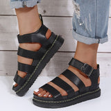 themeisles - White Casual Patchwork Solid Color Round Comfortable Out Door Shoes