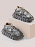 themeisles Warm Indoor Non-Slip Waterproof Soft Sole Padded Flat Shoes
