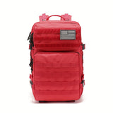 45L Large Capacity Travel Backpack for Men - Spacious 3-Day Pack with DIY Molle System, Fits 17 Inch Laptop, Durable Nylon Material, Hand Washable, Ideal for Travel, Work, Camping, Hunting, Hiking, Sports