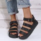 themeisles - White Casual Patchwork Solid Color Round Comfortable Out Door Shoes