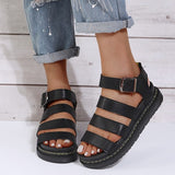 themeisles - White Casual Patchwork Solid Color Round Comfortable Out Door Shoes