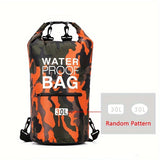 1pc Versatile Waterproof Dry Bag - Dual-Size, Quick-Seal Closure, with Wet/Dry Separation Compartment - Ideal for Kayaking, Hiking & Water Sports
