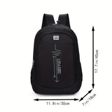 Durable Mens Backpack - Stylish Business & Travel Bag with Large Capacity, Multi-Compartment for Laptop, School & Leisure - Ergonomic Design for Comfort, Perfect for Students & Professionals
