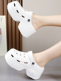 themeisles Hollow Slippers Platform Shoes Sandals Crocs