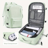 Large Travel Backpack for Women Men Carry On Backpack Hiking Backpack Waterproof Outdoor Sports Rucksack Casual Backpack for 15.6"Laptop Travel Essentials