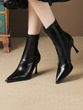themeisles Split-Joint Pointed-Toe Pumps Boots