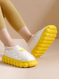 themeisles Warm Indoor Non-Slip Waterproof Soft Sole Padded Flat Shoes