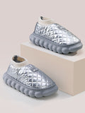 themeisles Warm Indoor Non-Slip Waterproof Soft Sole Padded Flat Shoes