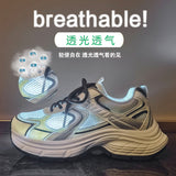 2025  ins Korean version of the new dad shoes girl  summer student sports and leisure street shooting mesh breathability increase ZL817