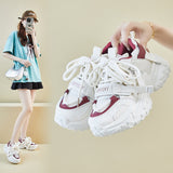 2025  ins Korean version of the new dad shoes girl  summer student sports and leisure mesh breathability increase FB9905-3