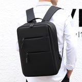 Men's Backpack New Simple Large Capacity Business Computer Backpack Outdoor Travel Fashion Casual Student Schoolbag