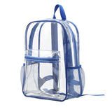 In Stock Cross-Border Waterproof Transparent Backpack  Hot Sale PVC Large Capacity Storage Bag Student Schoolbag