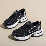 themeisles Summer New Women's Dad Shoes Thick Sole Increased Slim Fit Women's Shoes Breathable Celebrity Same Style Sneaker