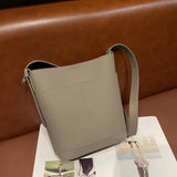 2025 Leather women's bag bucket bag first layer cowhide togo leather shoulder bag messenger bag versatile leisure commuting New 773