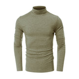 THEMEISLES 2025 New men's clothing autumn and winter turtleneck bottoming shirt Popular trade men's short-sleeved long-sleeved t-shirt  men's tops